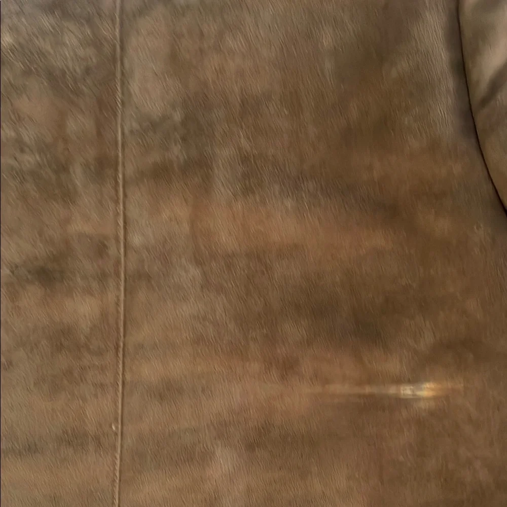 BCBG Generation Ladies Russet Faux Suede Top - Picture 4 of 7